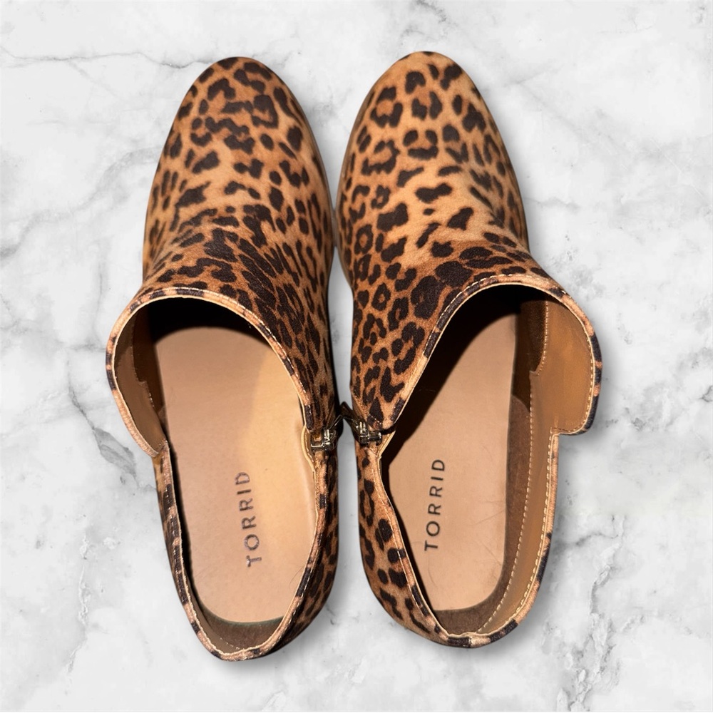 Leopard Print Ankle Boots - Picture 4 of 5